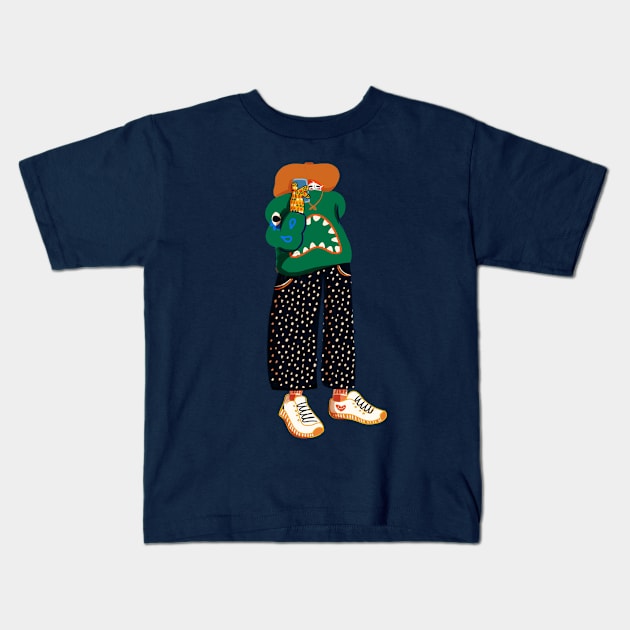 Arizona Hipster Kids T-Shirt by visbii